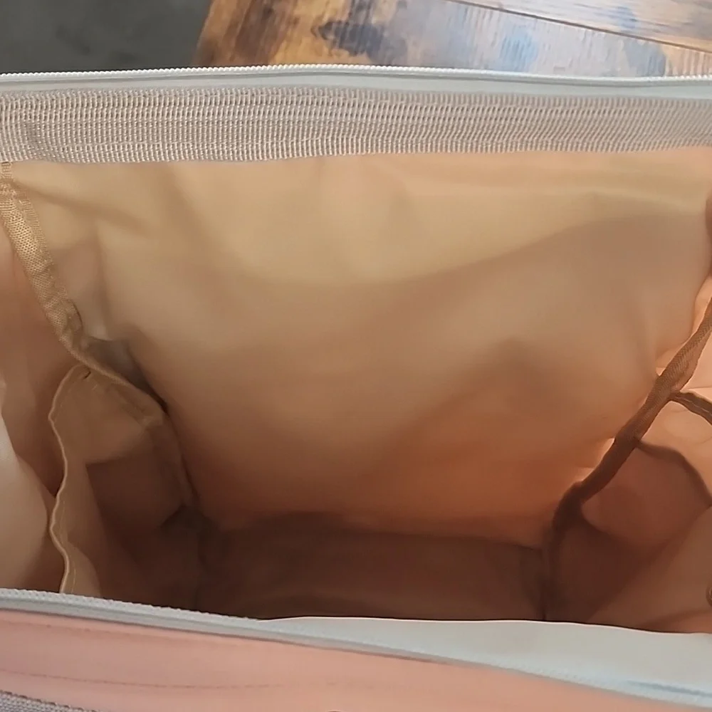 FIRM PRICE Diaper Bag Pink with Bear Print
